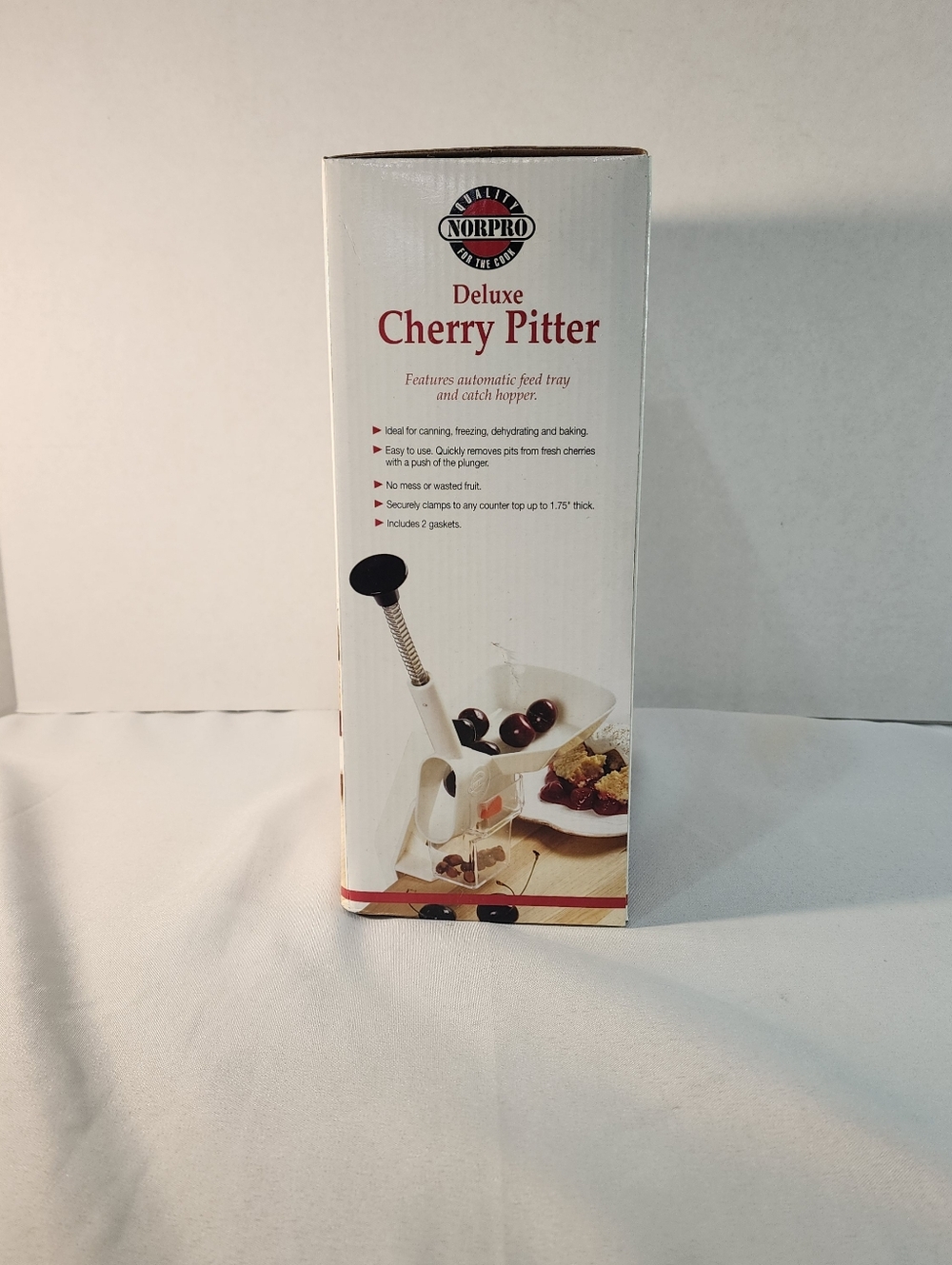 Norpro #5120 Deluxe Cherry Pitter with Clamp Canning Baking Freezing Dehydrating - Picture 2 of 7